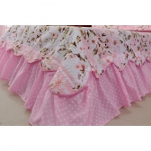 Kit Cobreleito Belize Casal Queen 05 peças Lirio
