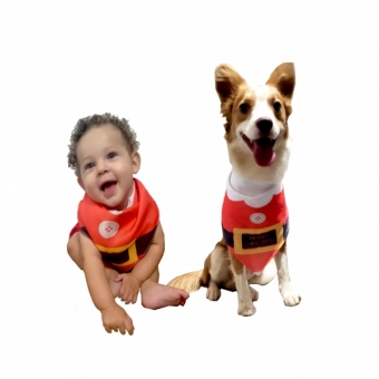 Bandana Pet ou Baby Natalina Tema 02