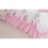 Kit Colcha Cobre leito Belize casal king size 05 pçs rosa