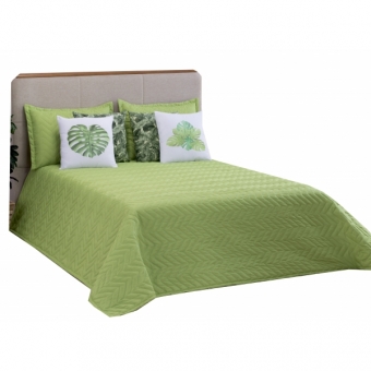 Cobre leito Liberty 07 pçs Queen Verde