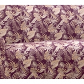 Capa de Sofa Adere Floral Vinho 02 e 03 Lugares