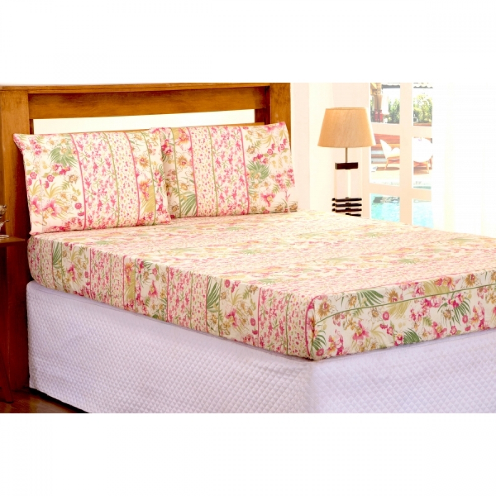 Jg Lençol Microfibra p.p. Solt 02 Pçs Estampas Diversas