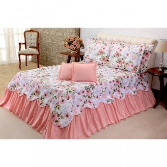 Kit Cobreleito Belize Casal Queen 05 peças Buque
