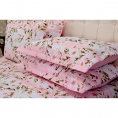 Kit Cobreleito Belize Casal Queen 05 peças Lirio